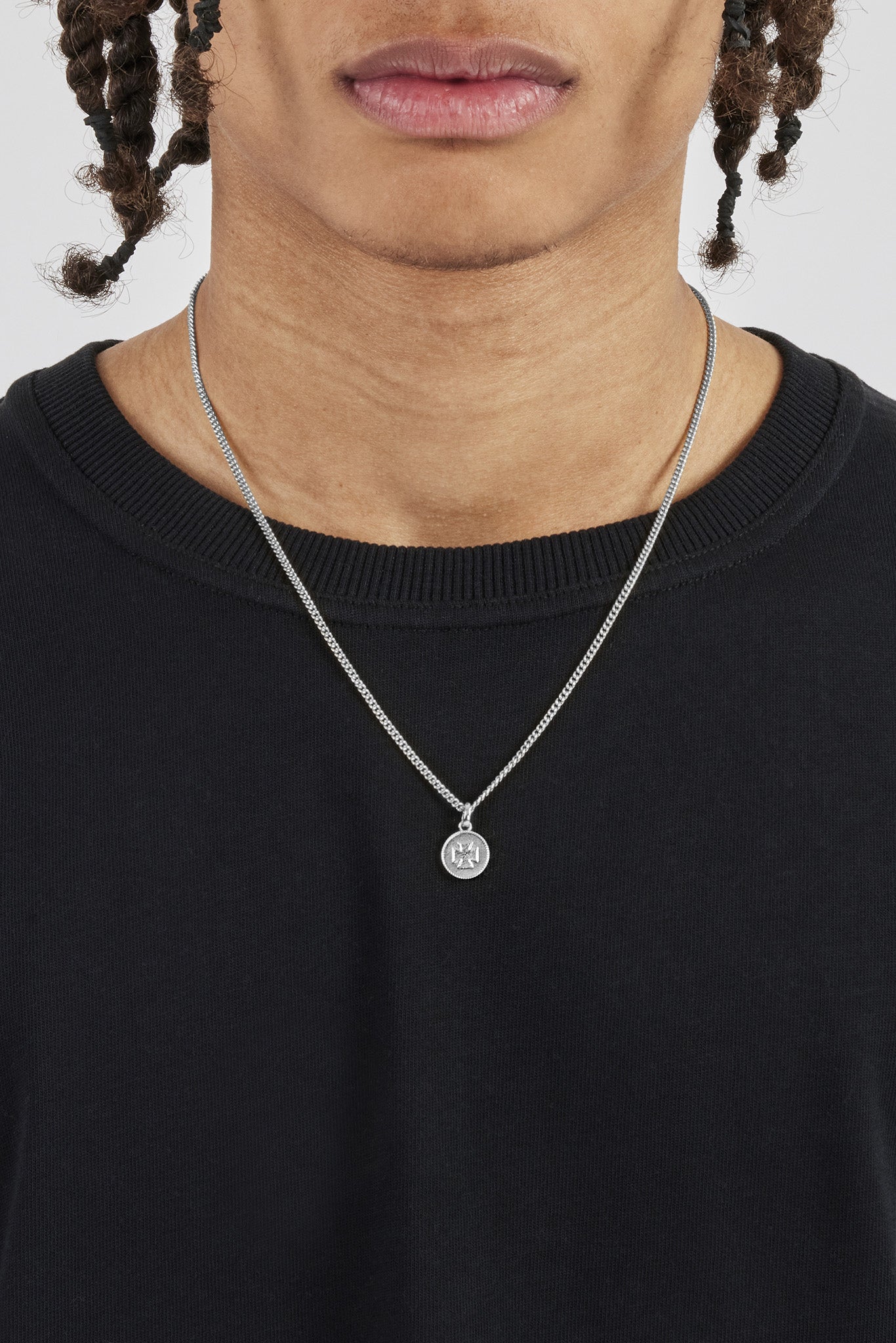 Micro Polished Motif Necklace - 12mm