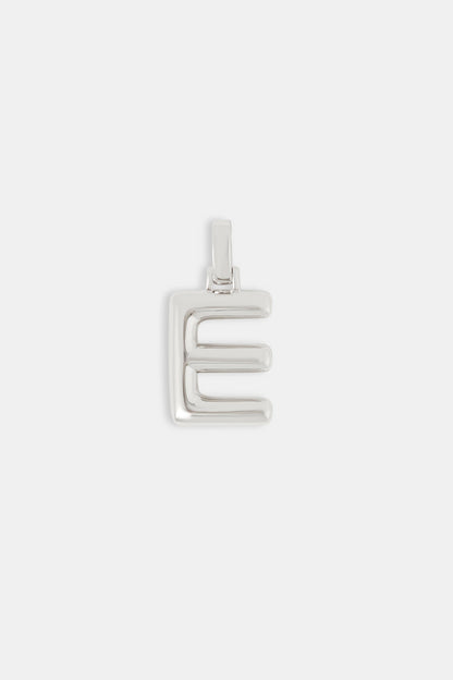 Mini Polished Balloon Letter Pendant - 20mm