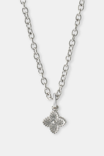 Polished Motif Pendant Necklace - 8mm