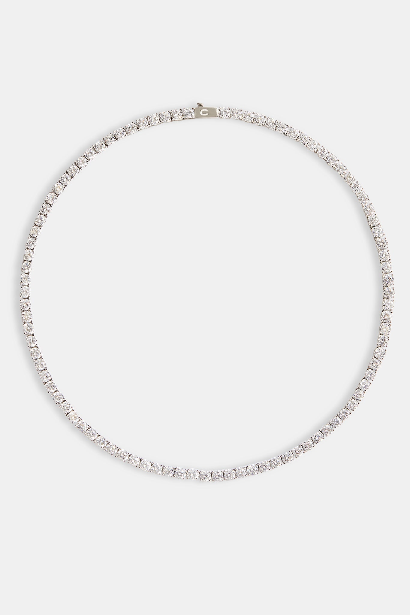 5mm Tennis Chain - White