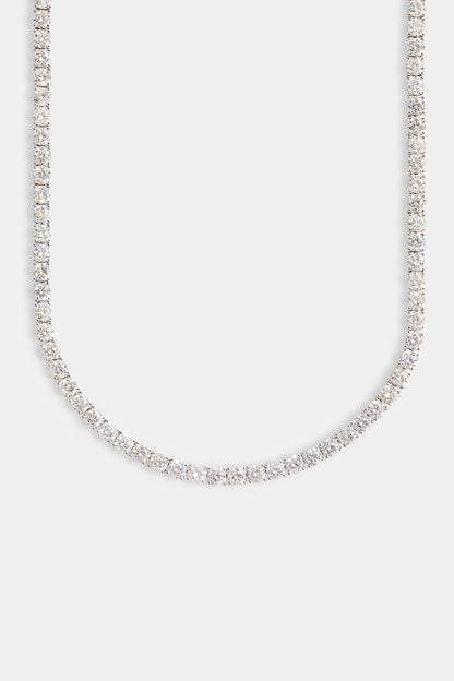 5mm tennis chain on white background