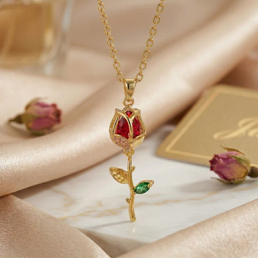The Red Carnation Necklace