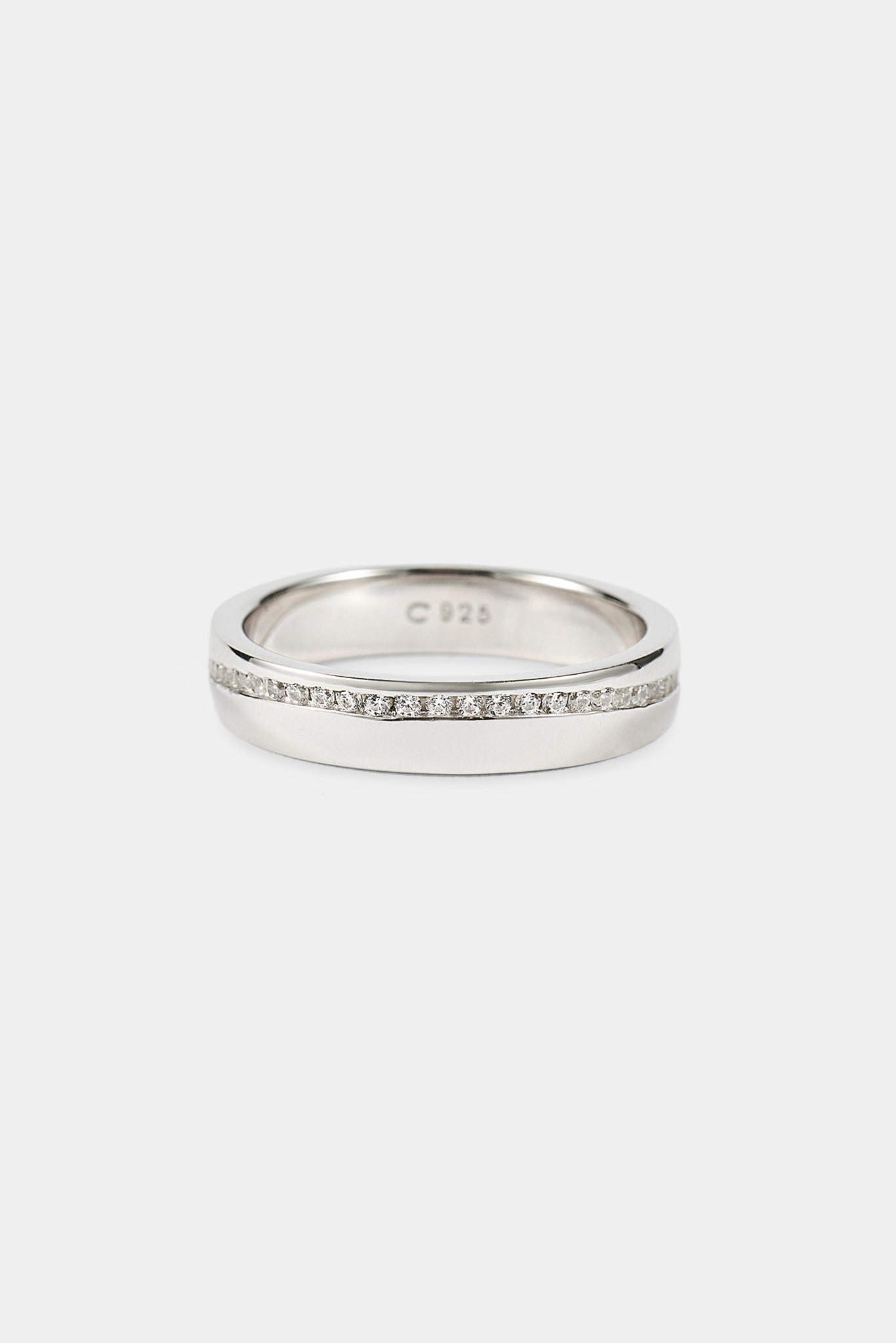 Polished & Iced Mix Ring - 5mm