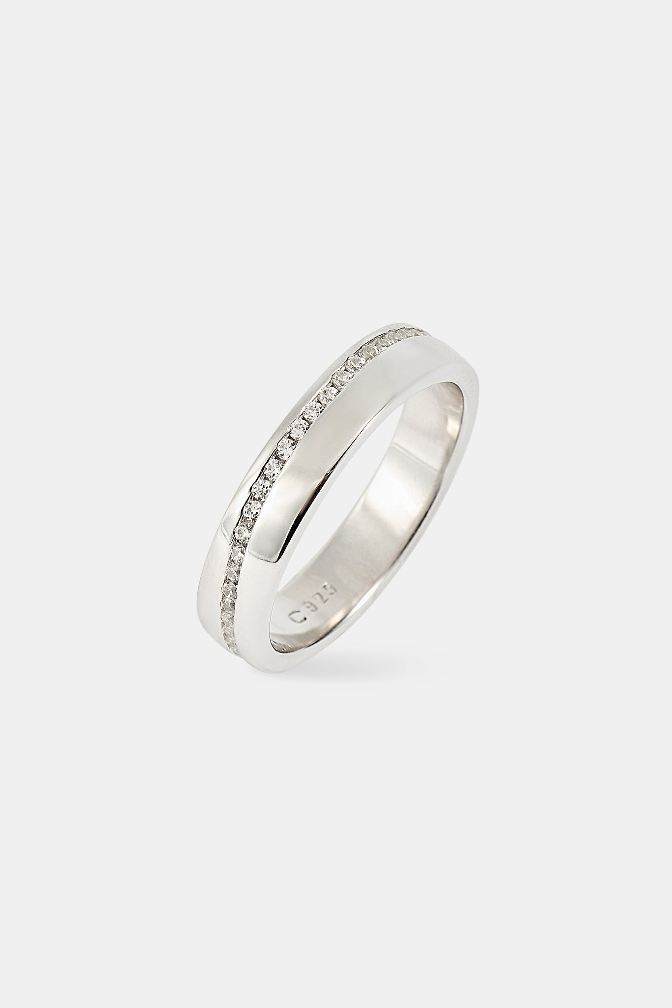 Polished & Iced Mix Ring - 5mm