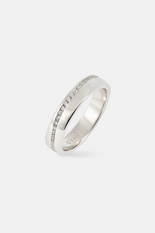 Polished & Iced Mix Ring - 5mm