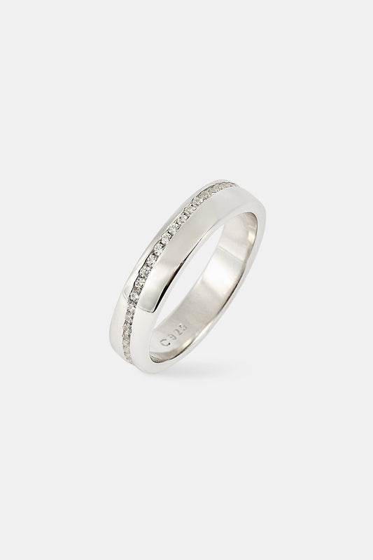 Polished & Iced Mix Ring - 5mm